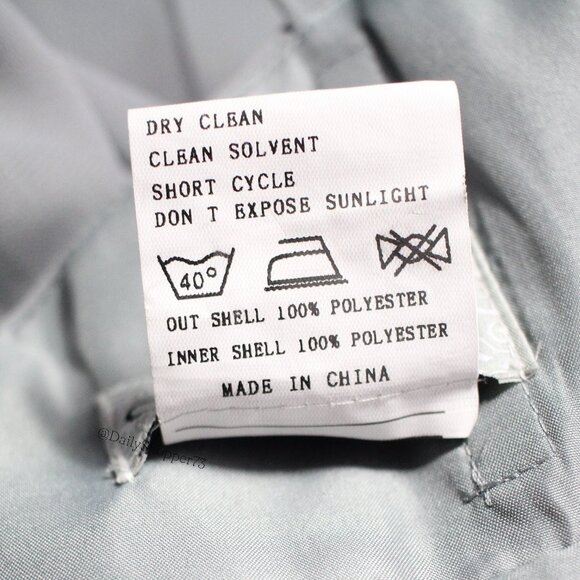 Christina Wu Celebration Women's Platinum Gray Pleated Faux Wrap Chiffon Gown - Picture 6 of 8